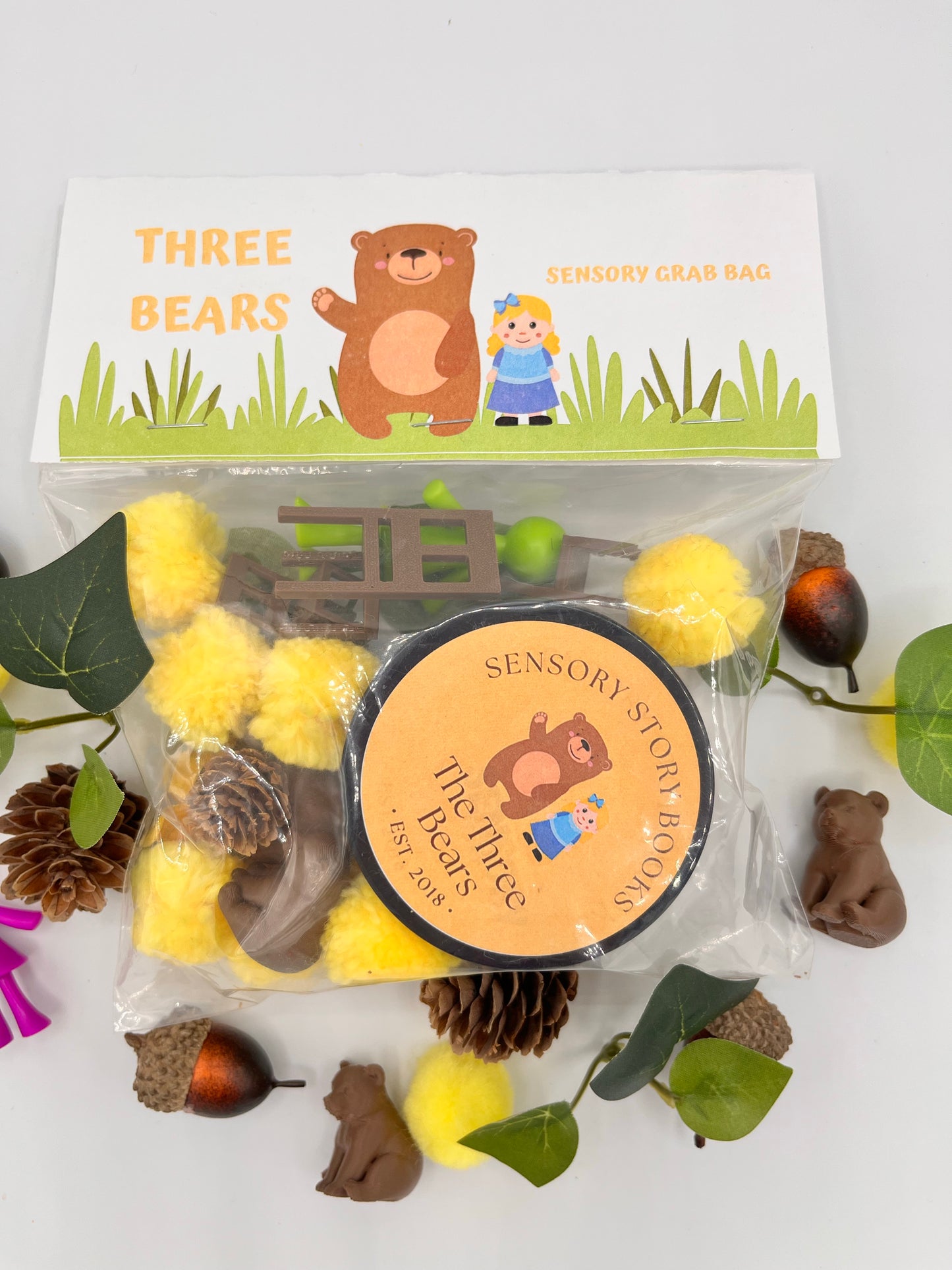 Three Bears Sensory Grab Bag
