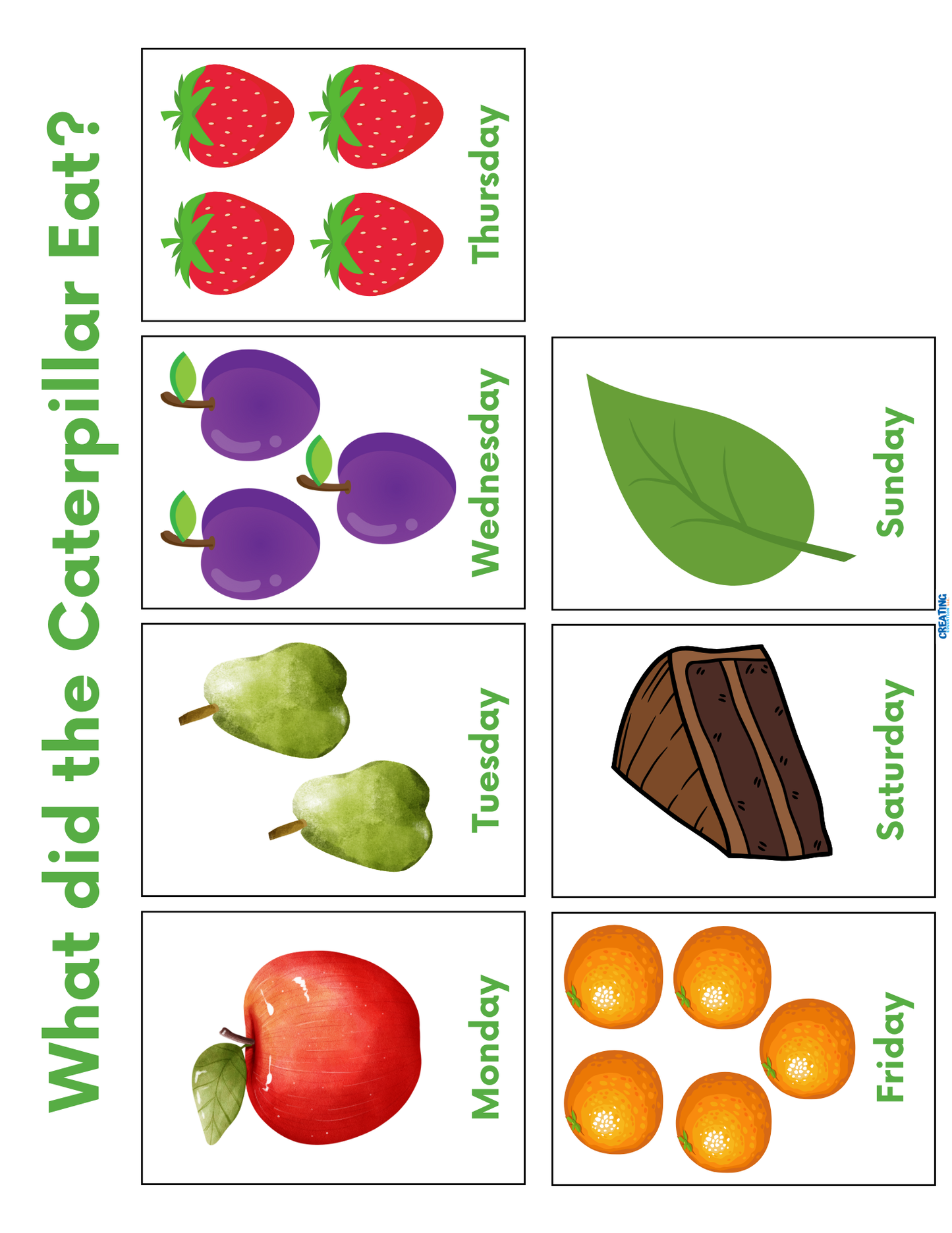 The Very Hungry Caterpillar Literature Study