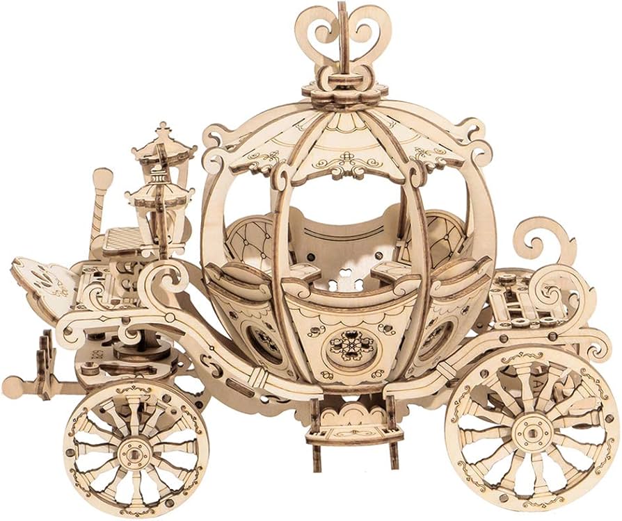 Pumpkin Cart 3D Wooden Puzzle