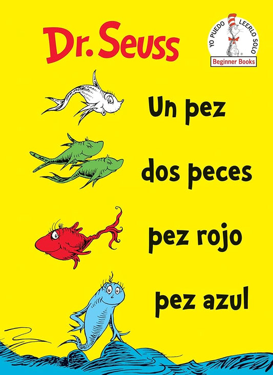 Un Pez Dos Peces Pez Rojo Pez Azul