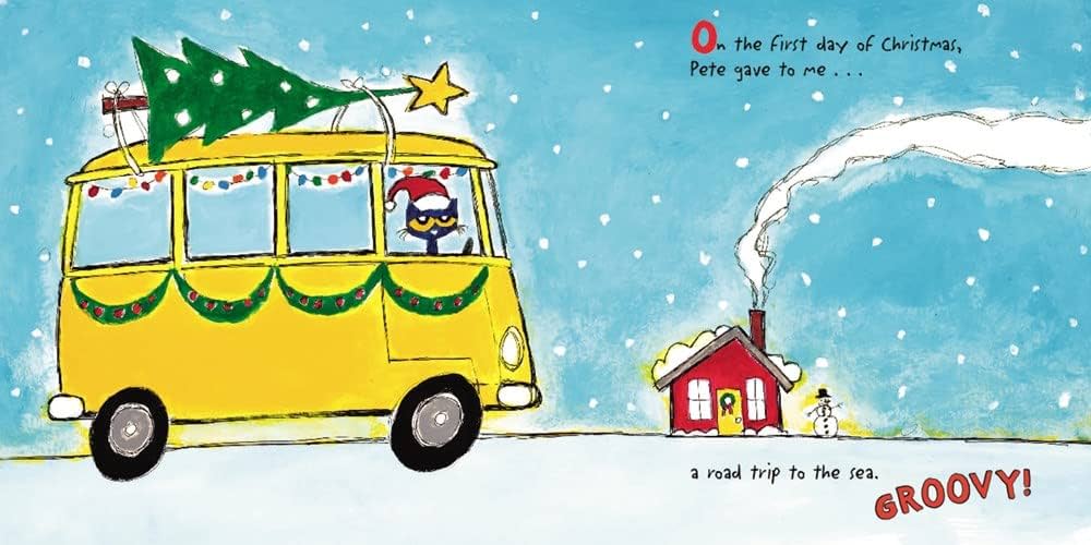 Pete the Cat’s 12 Groovy Days of Christmas