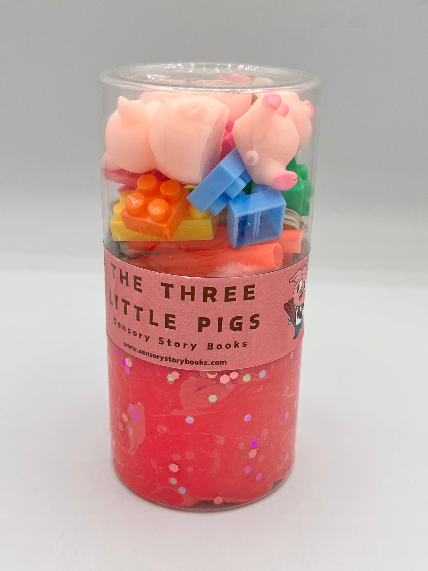 The Three Little Pigs Sensory Jar