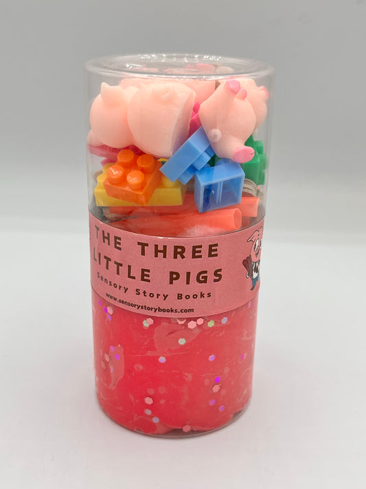 The Three Little Pigs Sensory Jar