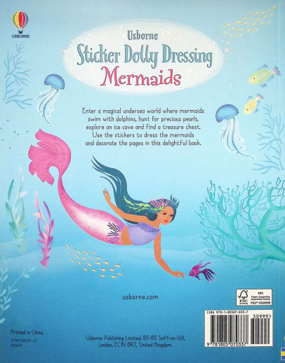 Sticker Dolly Dressing Mermaids