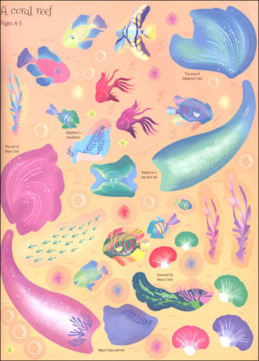 Sticker Dolly Dressing Mermaids