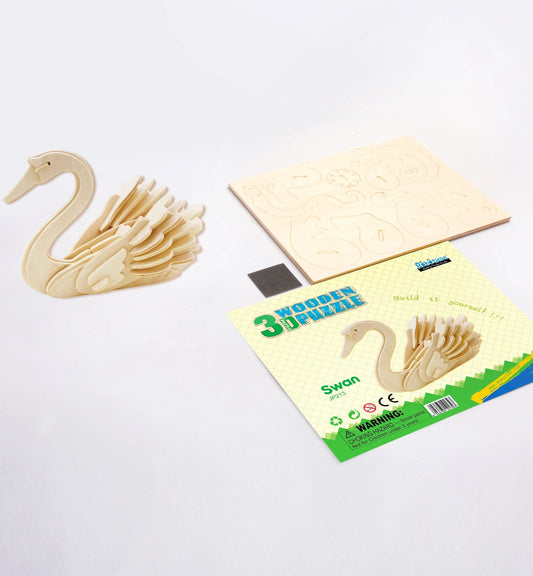 Swan 3D Swan Wooden Puzzle