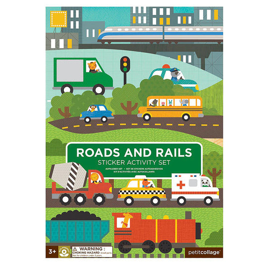 Roads and Rails Sticker Activity Set