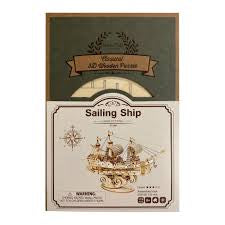Sailing Ship 3D Wooden Puzzle
