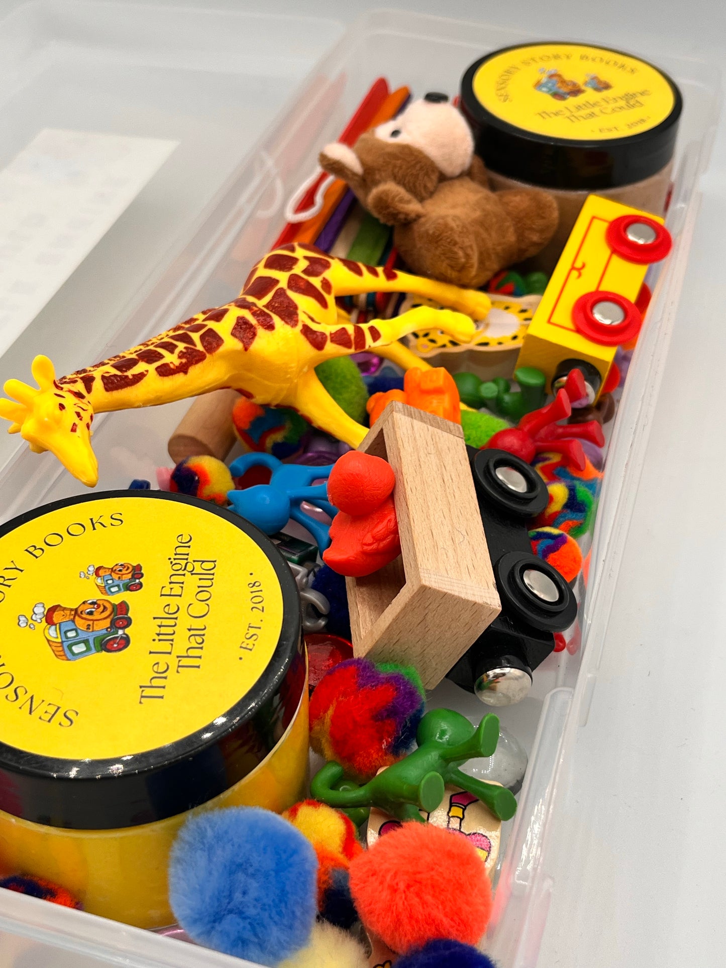 The Little Engine that Could Sensory Box