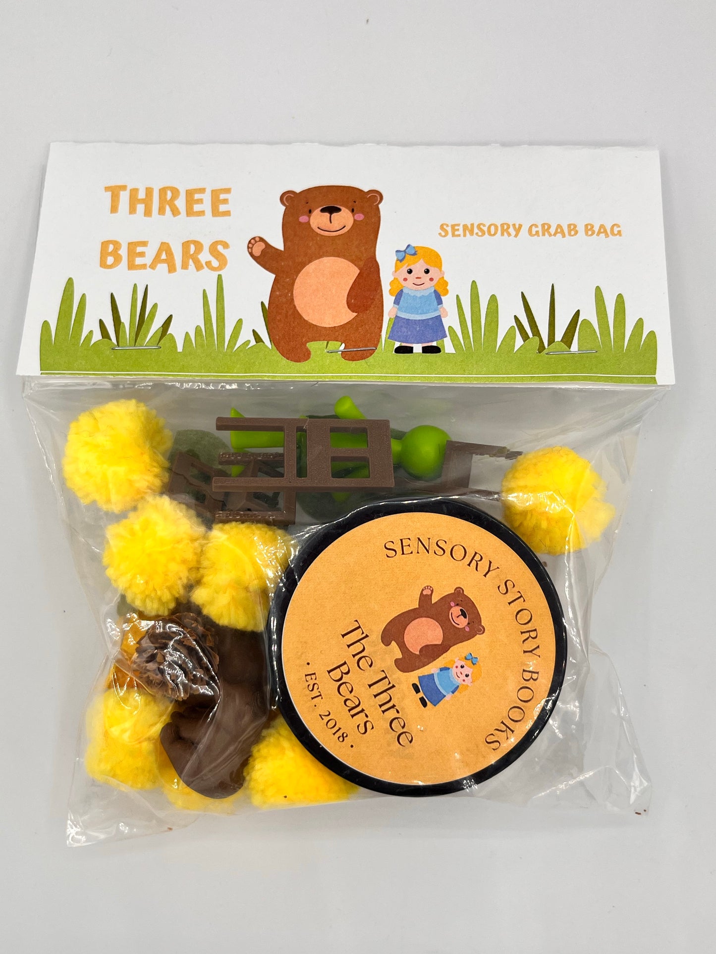Three Bears Sensory Grab Bag