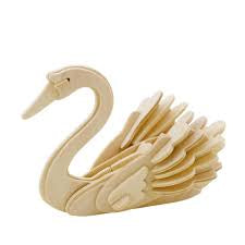 Swan 3D Swan Wooden Puzzle